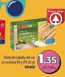 Spar Tenerife Spar - filete de caballa del sur en ac/oliva oferta
