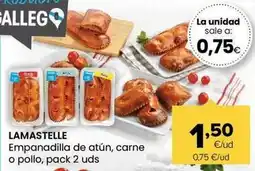 Autoservicios Familia Lamastelle - empanadilla de atun, carne o pollo oferta