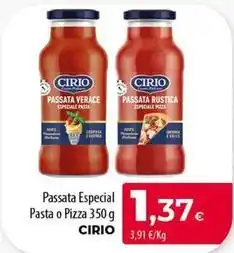 Spar Tenerife Cirio - passata especial pasta o pizza oferta