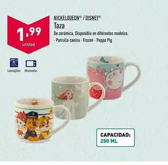 ALDI Nickelodeon Disney Taza oferta
