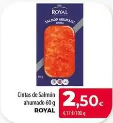 Spar Tenerife Royal - cintas de salmon ahumado oferta