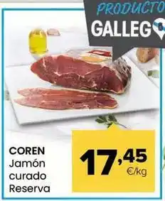 Autoservicios Familia Coren - jamón curado reserva oferta