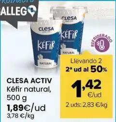 Autoservicios Familia Clesa activ - kéfir natural oferta
