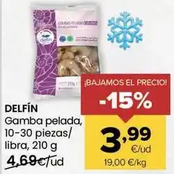 Autoservicios Familia Delfín - gamba pelada oferta