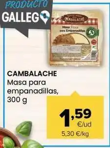 Autoservicios Familia Cambalache - masa para empanadillas oferta