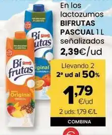 Autoservicios Familia Pascual - en los lactozumos bifrutas oferta
