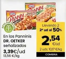 Autoservicios Familia Dr oetker - en los panninis senalizados oferta
