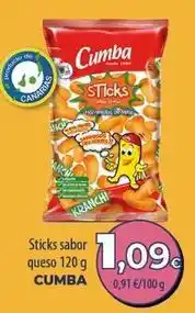 Spar Tenerife Cumba - sticks sabor queso oferta