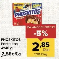 Autoservicios Familia Phoskitos - pastelitos oferta