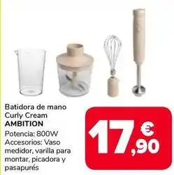 Supeco Ambition - batidora de mano curly cream oferta