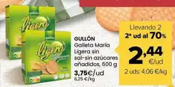 Autoservicios Familia Gullón - galleta maria ligera sin sal-sin azucares anados oferta