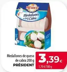 Spar Tenerife Président - medallones de queso de cabra oferta
