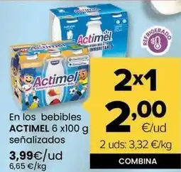 Autoservicios Familia Actimel - en los bebibles oferta