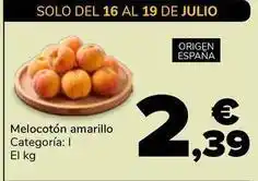 Supeco Melocoton amarillo oferta
