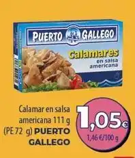 Spar Tenerife Puerto gallego - calamar en salsa americana oferta