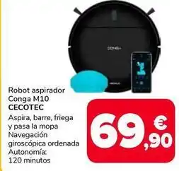 Supeco Cecotec - robot aspirador conga m10 oferta