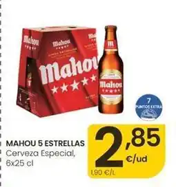 Eroski Mahou - 5 estrellas cerveza especial oferta