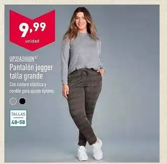 ALDI Up2fashion Pantalón Jogger Talla Grande oferta