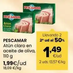 Autoservicios Familia Pescamar - atun claro en aceite de oliva oferta