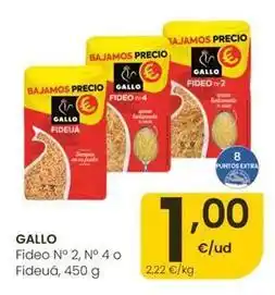 Eroski Gallo - fideo oferta