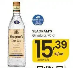 Eroski Seagram's - ginebra oferta