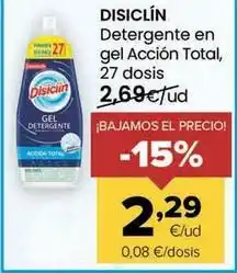 Autoservicios Familia Disiclin - detergente en gel accion total oferta