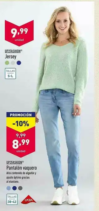 ALDI Up2fashion Jersey Up2fashion Pantalón Vaquero oferta