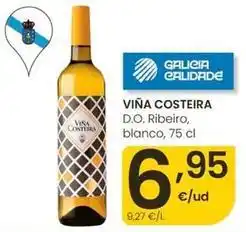 Eroski Viña costeira - d.o. ribeiro blanco oferta
