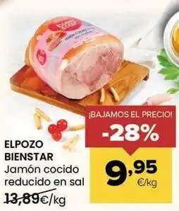 Autoservicios Familia Elpazo bienstar - jamón cocido reducido en sal oferta