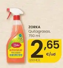 Eroski Zorka - quitagrasas oferta
