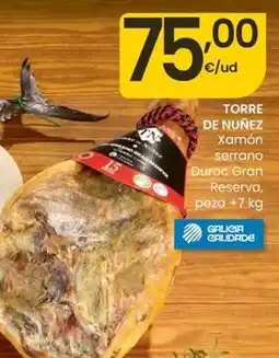 Eroski Torre de núñez - xamón serrano duroc gran reserva oferta
