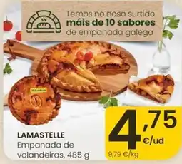 Eroski Lamastelle - empanada de volandeiras oferta