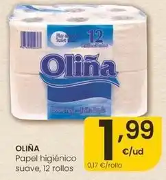 Eroski Oliña - papel higiénico suave oferta