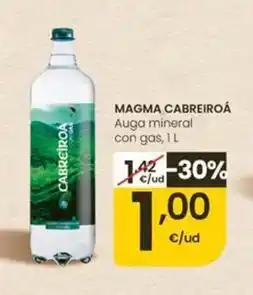 Eroski Magma cabreiroá - auga mineral con gas oferta