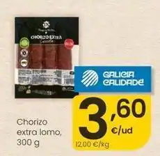 Eroski Torre de núñez - chorizo extra lomo oferta