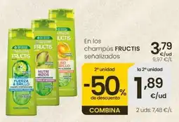 Eroski Garnier - fructis champu oferta