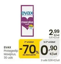 Eroski Evax - protegeslip maxiplus oferta
