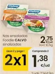 Eroski Calvo - nas ensaladas foodie oferta