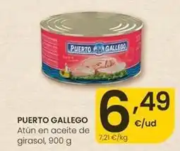 Eroski Puerto gallego - atun en aceite de girasol oferta