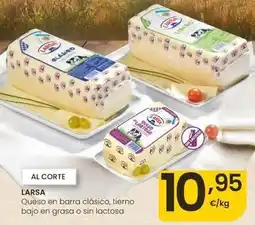 Eroski Larsa - queso en barra clasico oferta