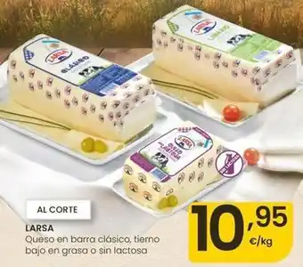Eroski Larsa - queso en barra clasico oferta