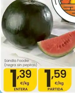 Eroski Sandía foodie (negra sin pepitas) oferta