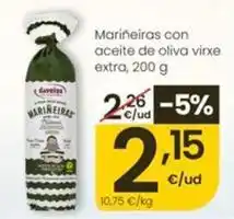 Eroski Daveiga - marineiras con aceite de oliva virxe extra oferta