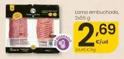 Eroski Lomo embuchado oferta