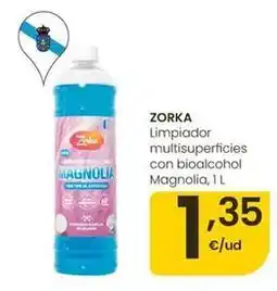 Eroski Zorka - limpiador multisuperficies con bioalcohol magnolia oferta