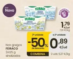 Eroski Feiraco - nos gregos 2x125 g sinalizados oferta