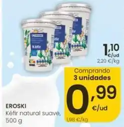 Eroski Eroski - kéfir natural suave oferta