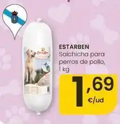 Eroski Estarben - salchicha para perros de pollo oferta