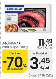 Eroski Aguinamar - pata pulpo oferta