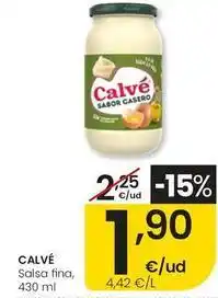 Eroski Calvé - salsa fina oferta